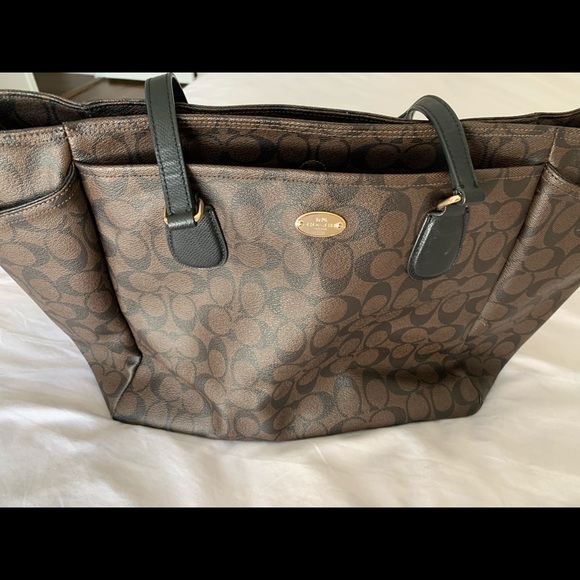 Coach Baby Bag in Brown Black - Picture 1 of 5